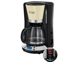 Russell Hobbs 24033-56 Colours Plus+ Koffiezetapparaat met glazen kan - Creme