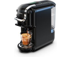 Rustive 5 in 1 Koffiezetapparaat - Senseo - Koffiemachine - Meerdere Capsules - Heet/Koud - Koffiepadmachine - 19Bar - 1450W - Zwart
