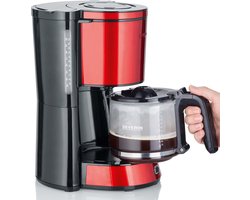 Severin KA 4817 Filter Koffiezetapparaat "Type", rood