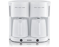 Severin KA 5830 Duo Koffiezetapparaat met 2 Thermoskannen Wit
