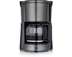 Severin KA 9340 koffiezetapparaat – 1,25L (10 Kopjes) - Warmhoudplaat - Automatische Uitschakeling - Druppelstop