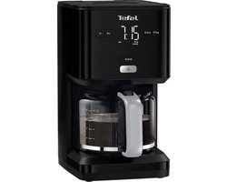 Tefal Smart & Light CM6008 - Filter koffiezetapparaat - 1.25L - Digitaal Display met Timer - 15 Kopjes - Warmhoudfunctie - Zwart