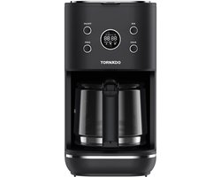 Tornado TCM-9459-GS - Filterkoffiezetapparaat - 1,5L - 12 Kopjes - Retro - Zwart