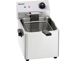 Bartscher Friteuse enkele 8 Liter | 26.5(b) x 43(d) x 34(h) cm