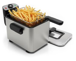 Brabantia BBEK1130 Frituurpan - Friteuse - 4 Liter - 2200 Watt - RVS