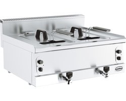 Combisteel Base 600 Gasfriteuse 2X8L 7178.0085 - Horeca & Professioneel
