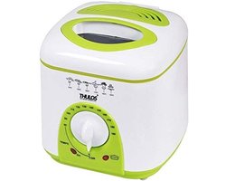 Compacte Frituurpan Elektrisch met Thermostaat en 1 Liter Inhoud