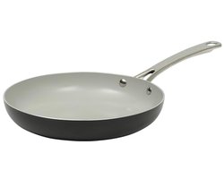 Diepe Frituurpan 12 Inch - Inductie Koekenpan van Aluminium - PFA Vrije Keramische Kookgerei