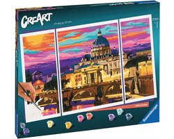 Drieluik schilderen met cijfers - Compleet schilderset voor volwassenen vanaf 14 jaar