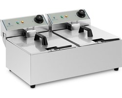 Elektrische friteuse - 2 x 10 liter - ECO - Royal Catering