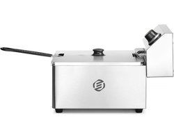 Equivera Frituurpan 4 Liter - Frituurpan - Frituurpan Dubbel - Friteuse - Frituurpannen