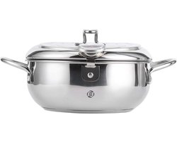 Equivera Oliebollenpan - Professionele Friteuse - Friteuse voor Oliebollen - Oliebollenmaker - Perfect voor Oud en Nieuw -