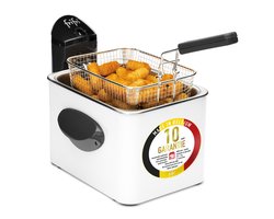 Frifri 1905B DuoFil - Frituurpan - friteuse - 3.5 liter - koude zone - 3200 Watt - Koolstof geur- & vetfilter - 1 kg friet - 10 jaar garantie