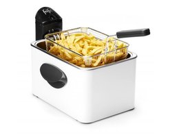 Frifri 1948B DuoFil - Frituurpan 4,5L - 3200W - Koolstof geur- en vetfilter - Wit