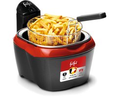 FriFri - F918RR2 - Frituurpan Initiatie - 4,5 L - RVS/Antraciet - Koude Zone - 3200W - Gemaakt in België