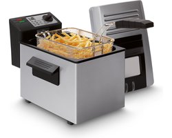 FRITEL Friteuse A103 - Frituurpan / Frietketel / Friteuse - 3 liter - Cool touch handgrepen - Filterdeksel met kijkvenster - Inklapbare greep - 2-4 personen - 2000W
