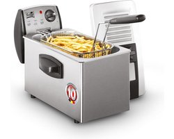 FRITEL Frituurpan - FR 1465 - Frietketel met Filterdeksel - Friteuse - Koude Zone - 3-5 Pers. Frituurketel - 2600W - 4L