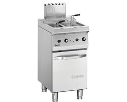 Friteuse - Gas - 70cm Diep - 40cm Breed - 2x 9 Liter - Bartscher 2859251 - Horeca