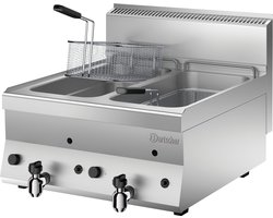 Gas Friteuse - 65cm Diep - 2x 8 Liter - TG - Bartscher 1152113 - Horeca