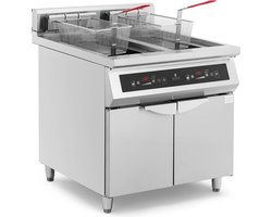 Inductiefriteuse - 2 x 30 L - 60 tot 190 °C - Royal Catering