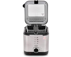 Kleine Frituurpan 1,5 Liter - 900W - Grijs