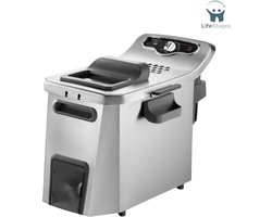 LifeStages - Friteuse 3 liter - Metaal - Zilver