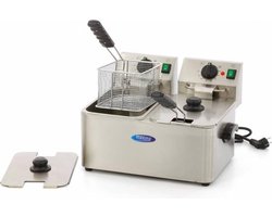 Maxima Frituurpan 2x 4 L 2 Manden tot 2 Kg Frites Friteuse