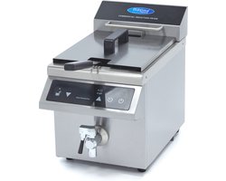 Maxima Frituurpan 8 L 1 Mand Inductie met Tapkraan Friteuse