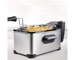 MMP® Frituurpan 3 liter - Frituurpan - Grijs - 24cm x 40cm x 20cm