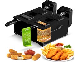 MMP® Frituurpan 3 liter - Frituurpan - Zwart - ‎41cm x 41cm x 23cm