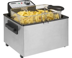 Princess Friteuse 184090 - Grote friteuse met 1 mand - 5 Liter - 3270 W - Kijkvenster - Koude zone