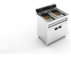 Professionele Combisteel Friteuse Staand 2X12L 2X6Kw | 7455.0960 | Horeca