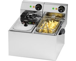 Professionele Frituurpan 8 Liter - 4000W Hoog Vermogen voor Horeca