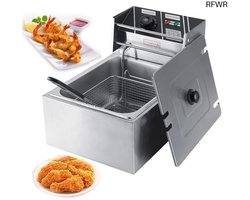 RFWR® Professionele elektrische friteuse 6L voor restaurants en catering