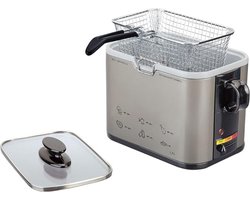 RVV® Frituurpan 5 liter - Frituurpan - Grijs - 29cm x 30cm x 21cm