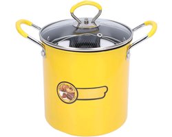 SCH® Frituurpan 3 liter - Frituurpan - Geel - 25cm x 22cm x 18cm