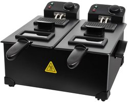 SCH® Frituurpan 3 liter - Frituurpan - Zwart - ‎41cm x 41cm x 23cm