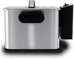 SCH® Frituurpan 4 liter - Frituurpan - Zilver - ‎60cm x 19cm x 28cm