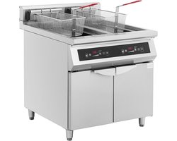 SCH® Frituurpan dubbel - Frituurpan - Zilver - ‎80cm x 90cm x 98cm