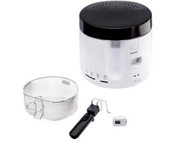 SILVERCREST® KITCHEN TOOLS Frituurpan - Inhoud: max. 500 g - Temperatuur: 130/190 °C - Stroomverbruik: 1900 W - Incl. batterij voor timer - Instelling van 170 °C voor frituren met weinig acrylamide - Met uitneembare 60 minuten timer