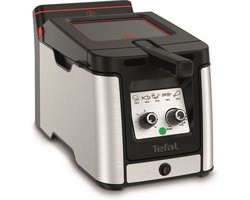 Tefal Clear Duo FR600D - Frituurpan - 3.5L - 2000W - Koude Zone - Met kijkvenster - Anti-geurfilter - RVS