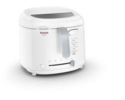Tefal Uno FF2031 - Frituurpan - 1,8 L - Compact Design - Coolwall - Kijkvenster - Instelbare thermostaat - 1600W - Wit