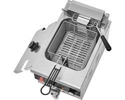 VEVOR CommerciëLe Elektrische Frituurpan 3000w 5,9l RVS Upgrade 200°C