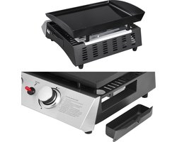 Bakplaat op gas MALA - 2 branders 5kW