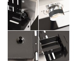 Bakplaat op gas MÉRIDA 4 branders + wagen