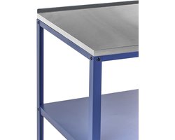 BELIANI VILAMA - Buitenkeuken eiland - Blauw - Staal