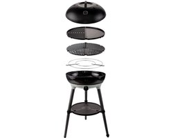 Cadac Carri Chef 50 Draagbare Gasbarbecue – Ø 46 cm Kookoppervlak – Verstelbare Stelpoot & Tafelmodel Optie – Inclusief Kruidenrek, Roosters, Thermometer & Draagtas