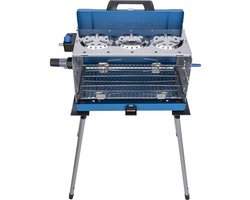 Campingaz 400 SGR, 5200 W, Grill, Gas, Raster, Blauw, Zilver, Rechthoekig