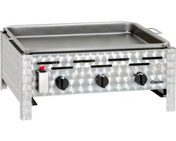 Combi-Tafelbraadgrill - Gas - 3-Pits - Bartscher 1062203 - Horeca & Professioneel