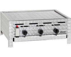 Combi-Tafelbraadgrill - Gas - 3-Pits - Bartscher 1062303 - Horeca & Professioneel